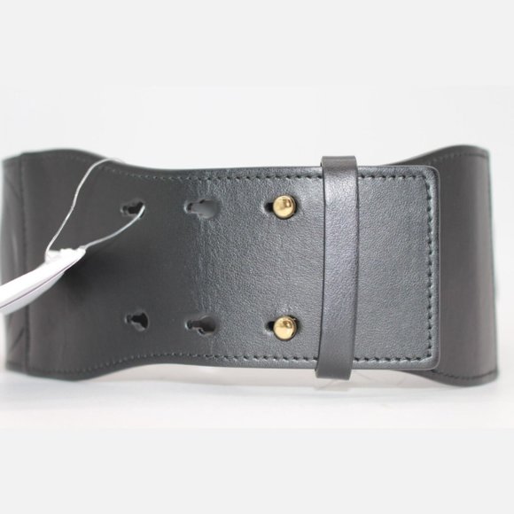 $595 Salvatore Ferragamo BLACK CALF Leather Belt Size 65,70,75,80,85 - Picture 8 of 11